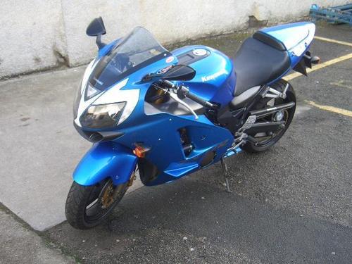 2005 kawasaki zx-12r 1200cc supersport blue 2