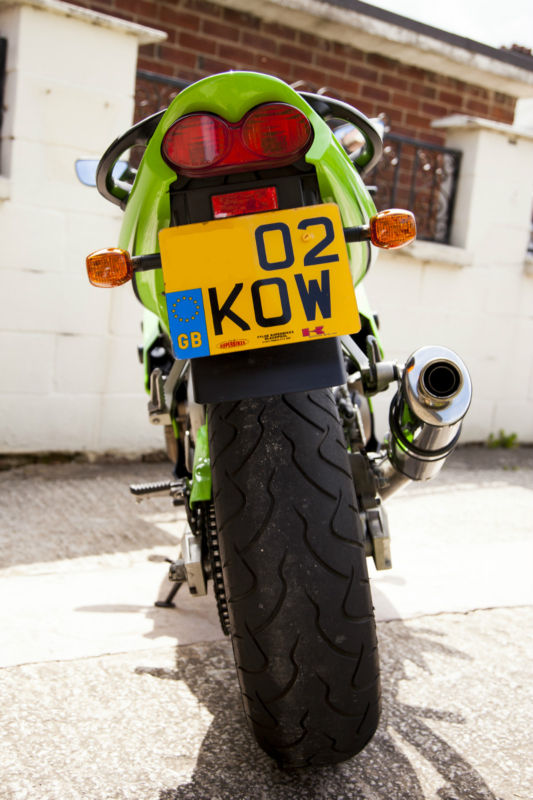 2002 kawasaki zxr 636 zx6r ninja back