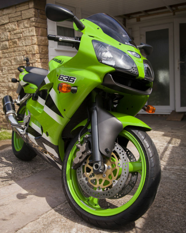 2002 kawasaki zxr 636 zx6r ninja front