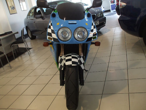1992 kawasaki zxr 750 j1 benetton colours front