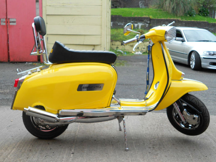 1983 lambretta gp150 yellow 2