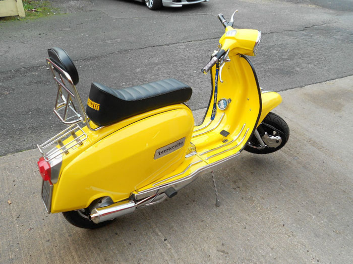 1983 lambretta gp150 yellow 4