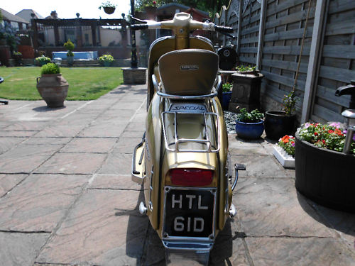 1966 lambretta golden special italian back