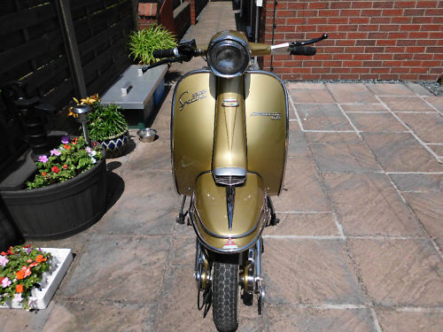 1966 lambretta golden special italian front
