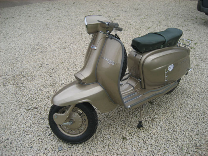 1964 lambretta chrome ring model golden special 2