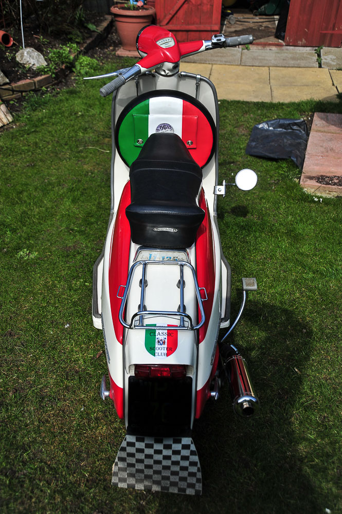 1963 lambretta li 125 series 3 back