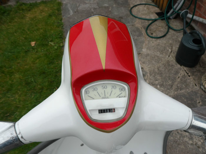1966 Lambretta SX200 Speedometer