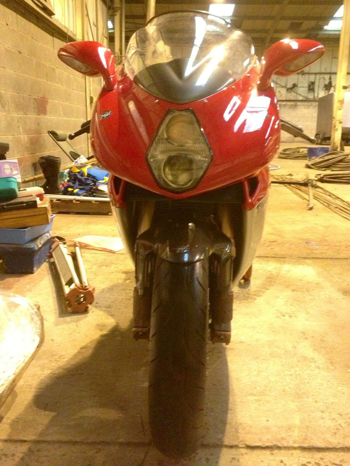 2000 MV Agusta 750F4 S Red Front