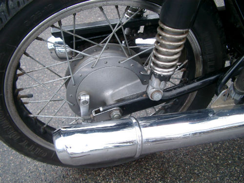 1975 Moto Guzzi 250 T250 Electronica Rear Wheel
