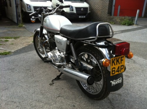 1976 norton commando 850 mkiii silver 3