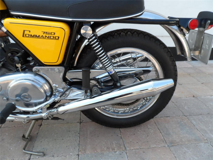 1972 Norton Commando 750 Rear Wheel Exhaust Shock
