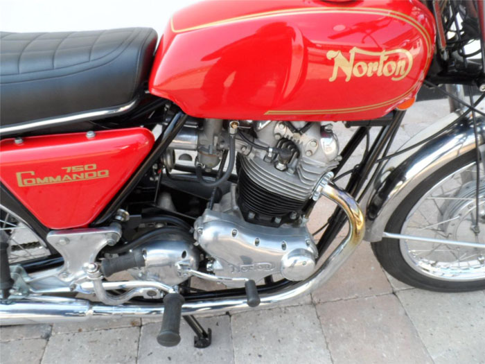 1970 Norton Commando 750 Roadster Engine