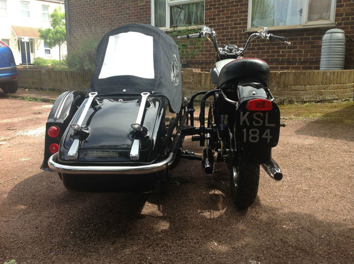 1957 Norton Dominator Model 77 With Watson GP Jubilee Sidecar Back