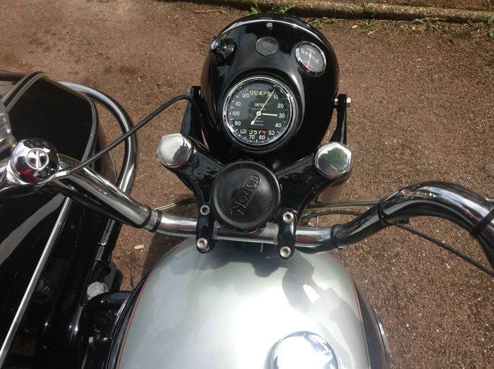 1957 Norton Dominator Model 77 With Watson GP Jubilee Sidecar Smiths Speedometer