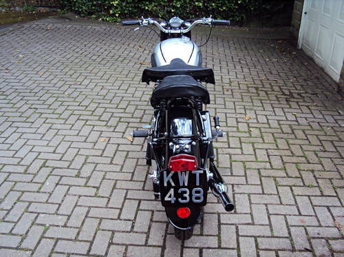 1951 norton es2 490cc back