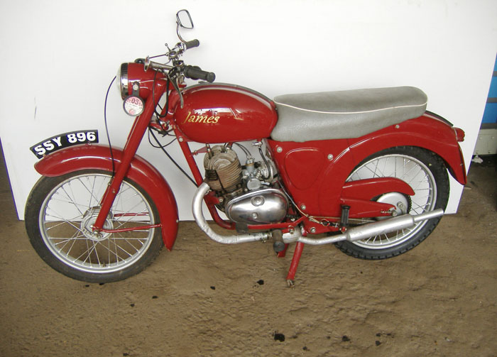 1960 James Motorcycle 150 cc AMC Engine 2