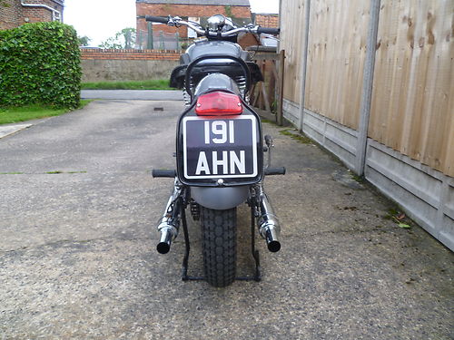 1955 rigid panther 600cc model 100 back