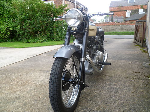 1955 rigid panther 600cc model 100 front