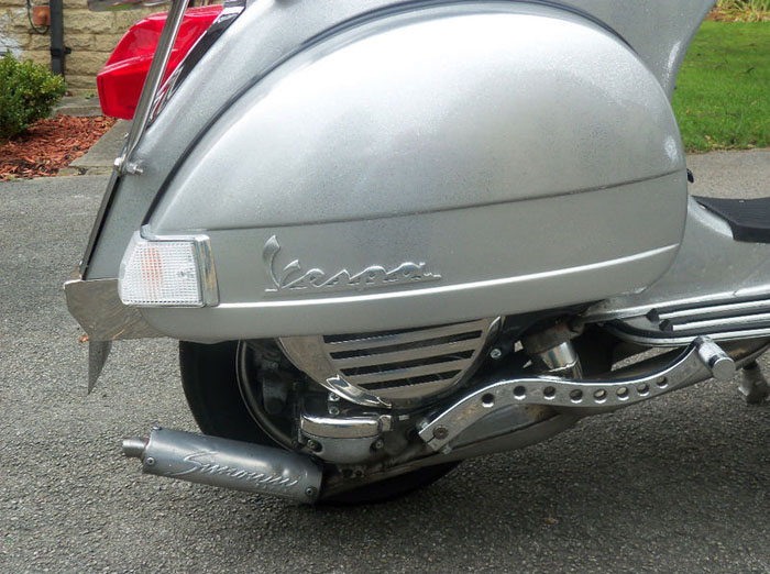 2003 piaggio vespa px200 e disc rear wheel exhaust
