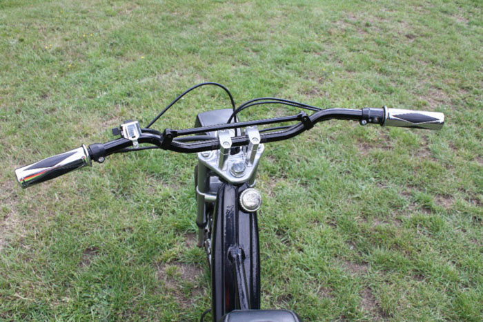 1986 puch maxi sport special silver front handlebars