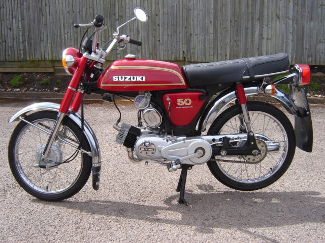 1977 red suzuki ap50 1