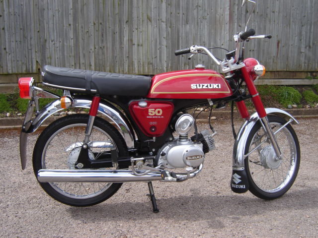 1977 red suzuki ap50 2