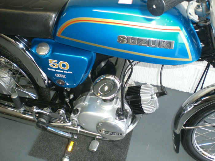 1978 suzuki blue ap50 tank engine