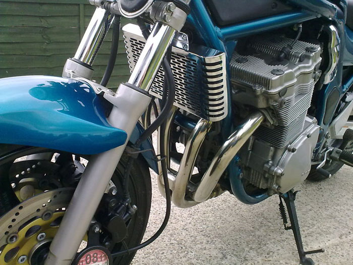 1998 suzuki bandit gsf 600 w suspension front exhaust pipes