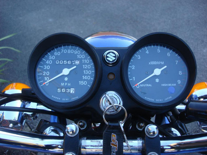 1973 suzuki gt550k speedometer gauges