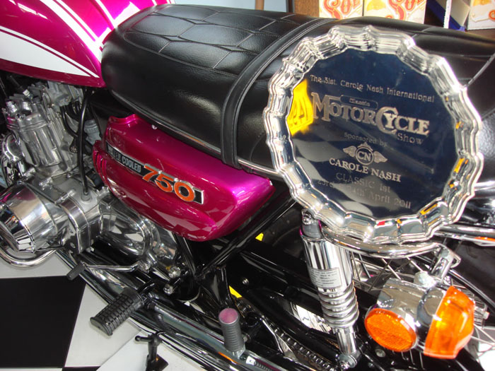 1971 suzuki gt750j 2 first prize show winner