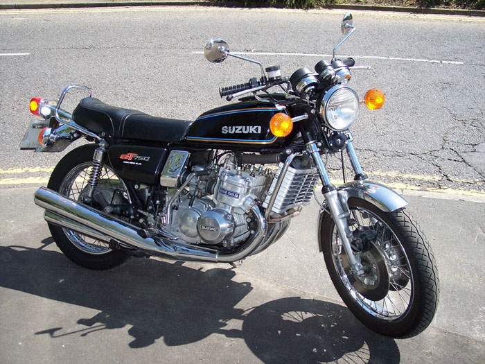 1977 Suzuki Black GT750 B Model 2