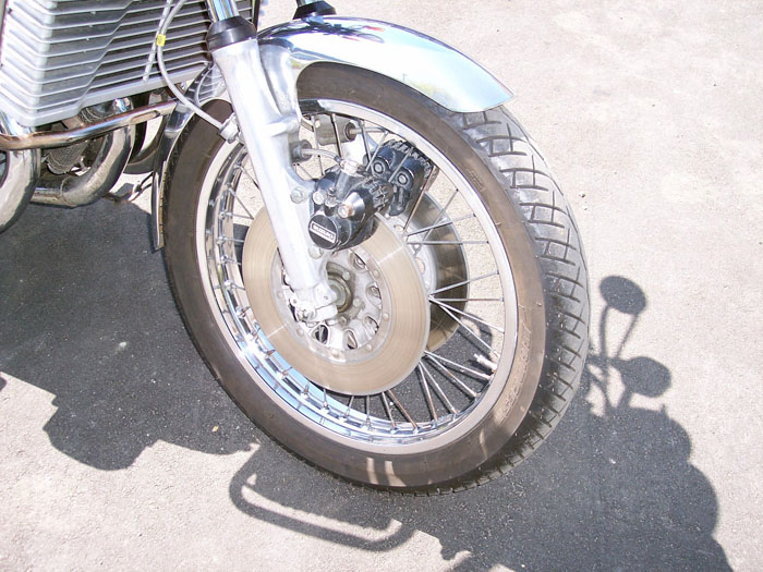 1977 Suzuki Black GT750 B Model Front Wheel