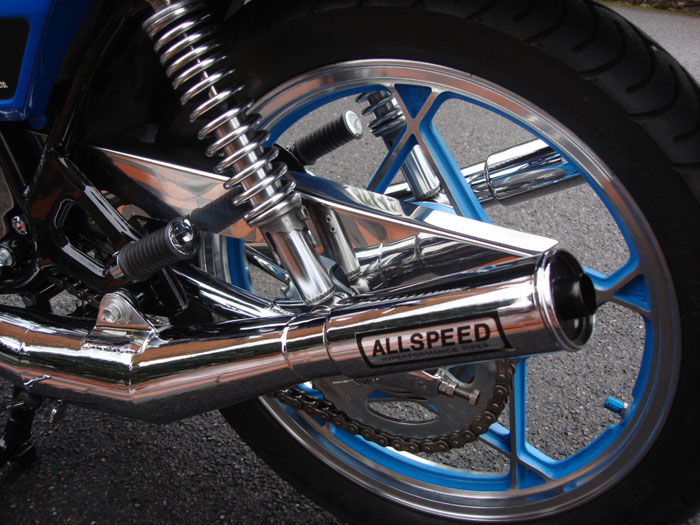 1978 suzuki gt 250 x7 rear wheel suspension all speed hyperformance pipes