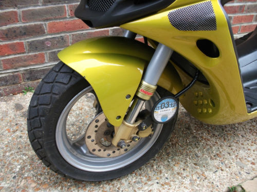 1998 suzuki ay50 katana scooter front wheel