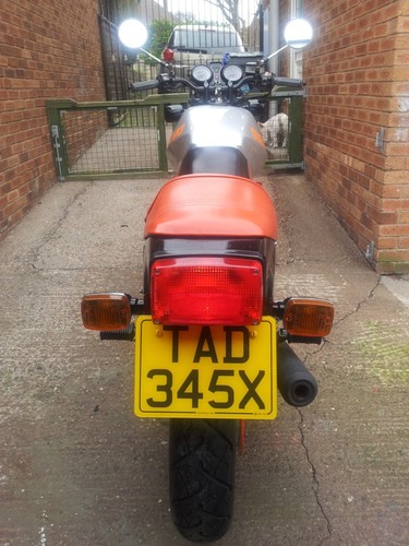 1982 suzuki katana gs650 silver shaft drive back