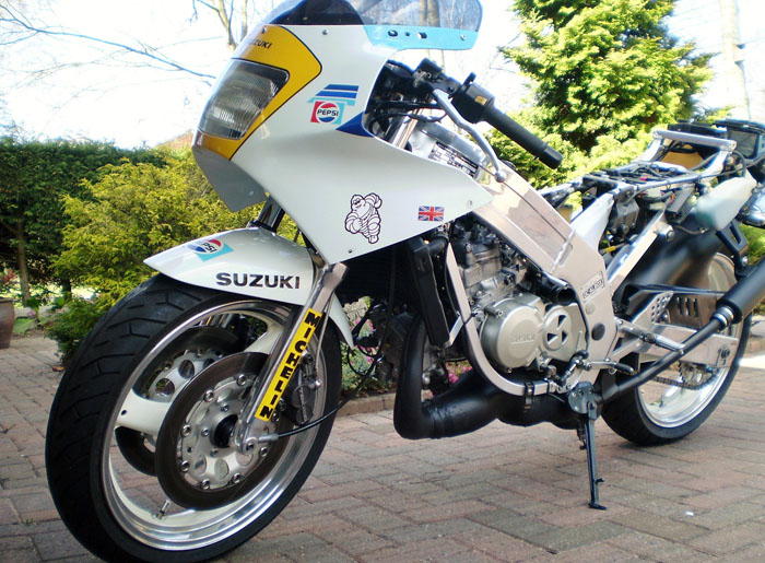 1989 suzuki rgv 250 vj21 pepsi model cover off