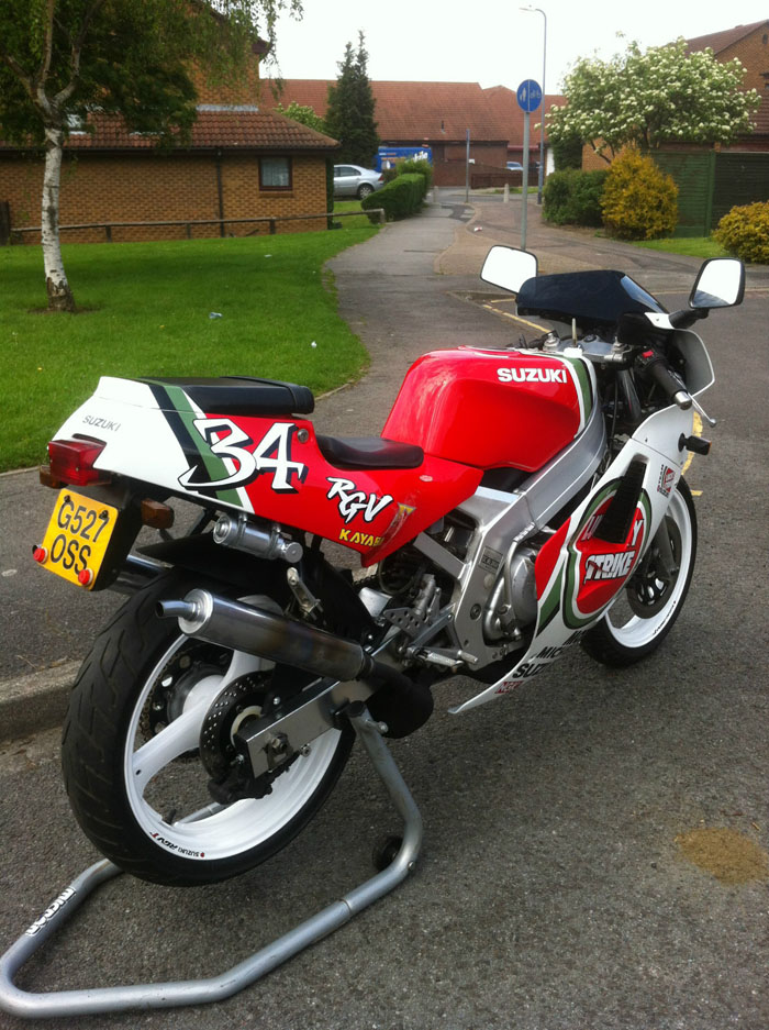 1990 Suzuki RGV 250 Back