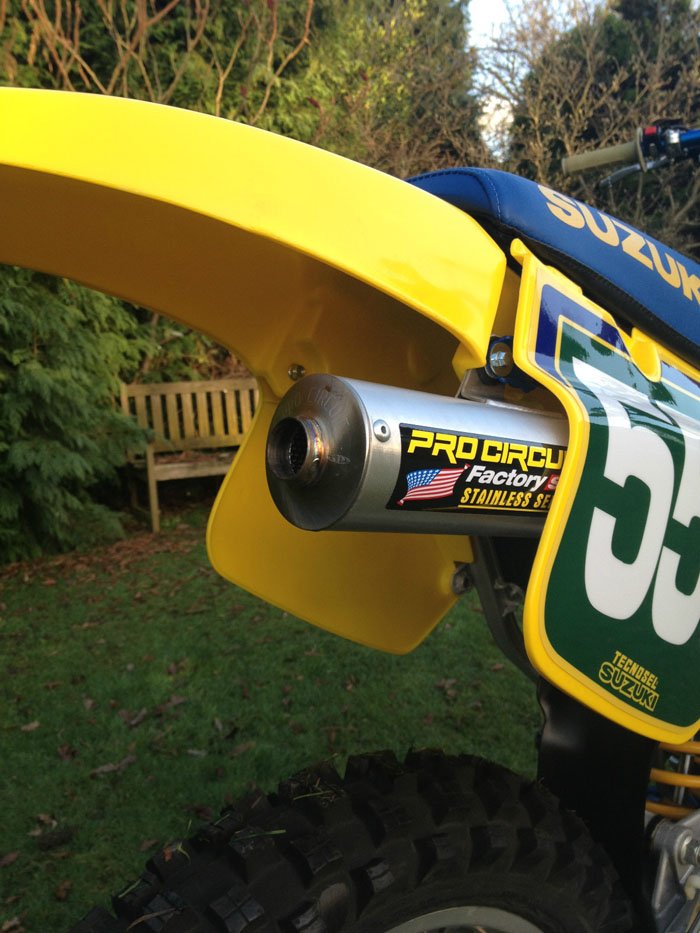 1989 Suzuki RM 250 Evo Motocross Pro Circuit Exhaust