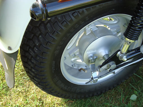 1978 suzuki rv125b sand bike rear wheel