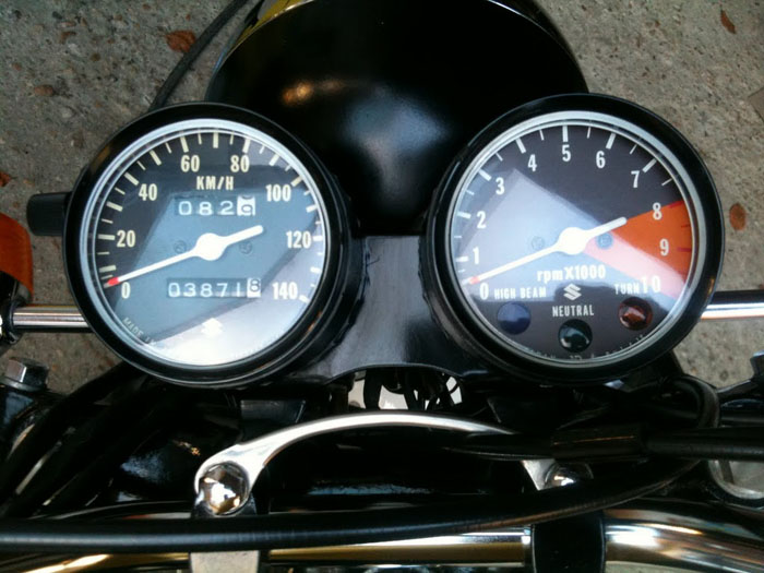 1978 suzuki rv125b sand bike speedometer
