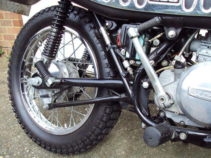 1975 suzuki ts250 rear wheel