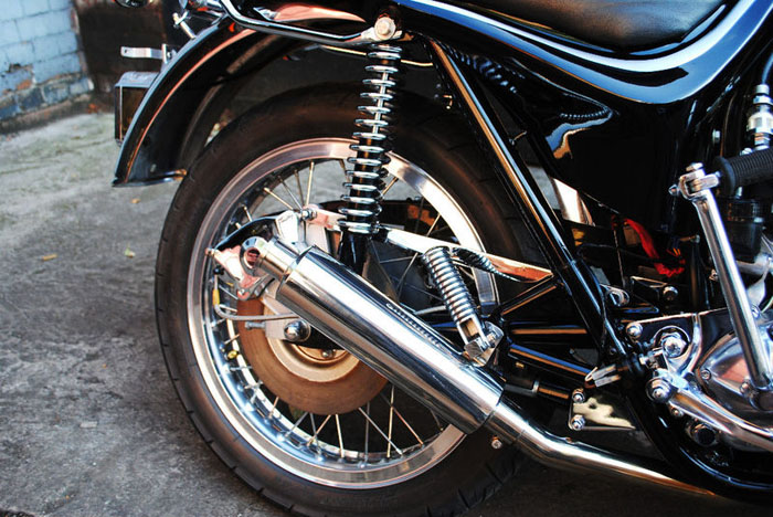 1981 triumph bonneville t140 e rear wheel