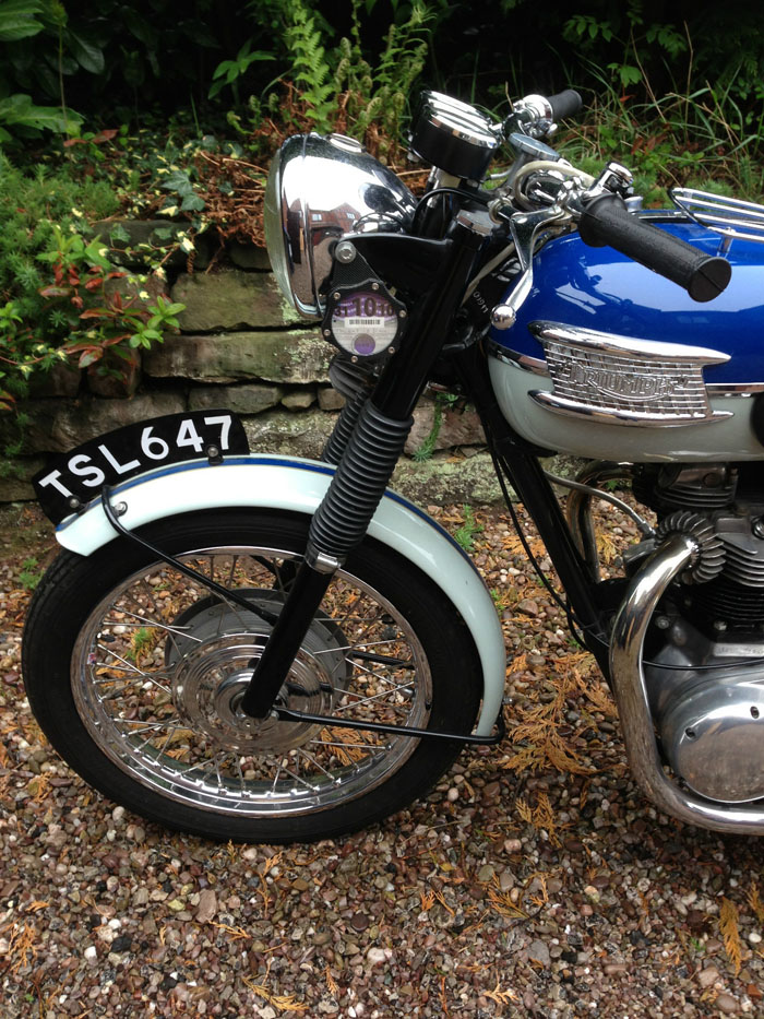 1959 Triumph Bonneville T120 Front Wheel