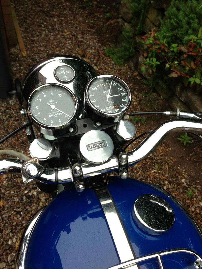 1959 Triumph Bonneville T120 Tank Gauges
