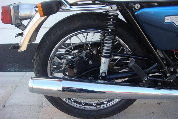 1982 Triumph T140ES Bonneville 750 Rear Wheel Suspension Exhaust