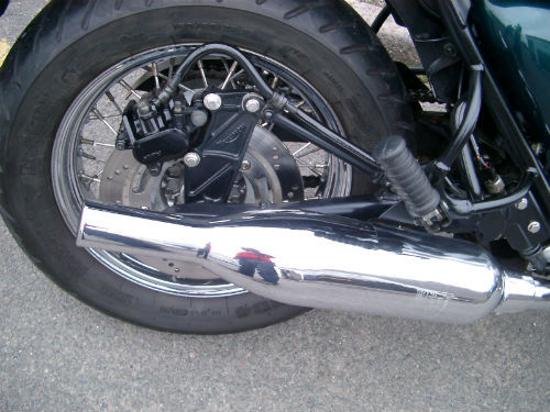 2003 Triumph Thunderbird Rear Wheel Exhaust