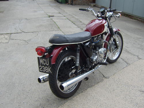 1971 Triumph T100P Tiger Back