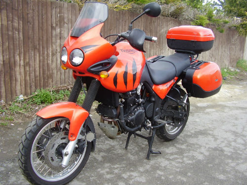 2003 triumph tiger 955i front