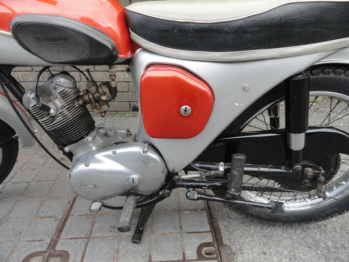 1963 Triumph Tiger Cub T20 Roadster Side Engine