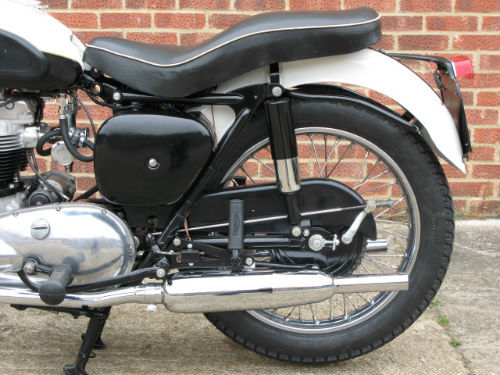 1959 Triumph T110 Tiger Rear Wheel Exhaust